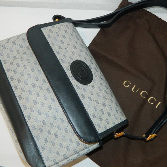 Gucci Vintage Monogram Messenger Bag - Picture 1 of 16